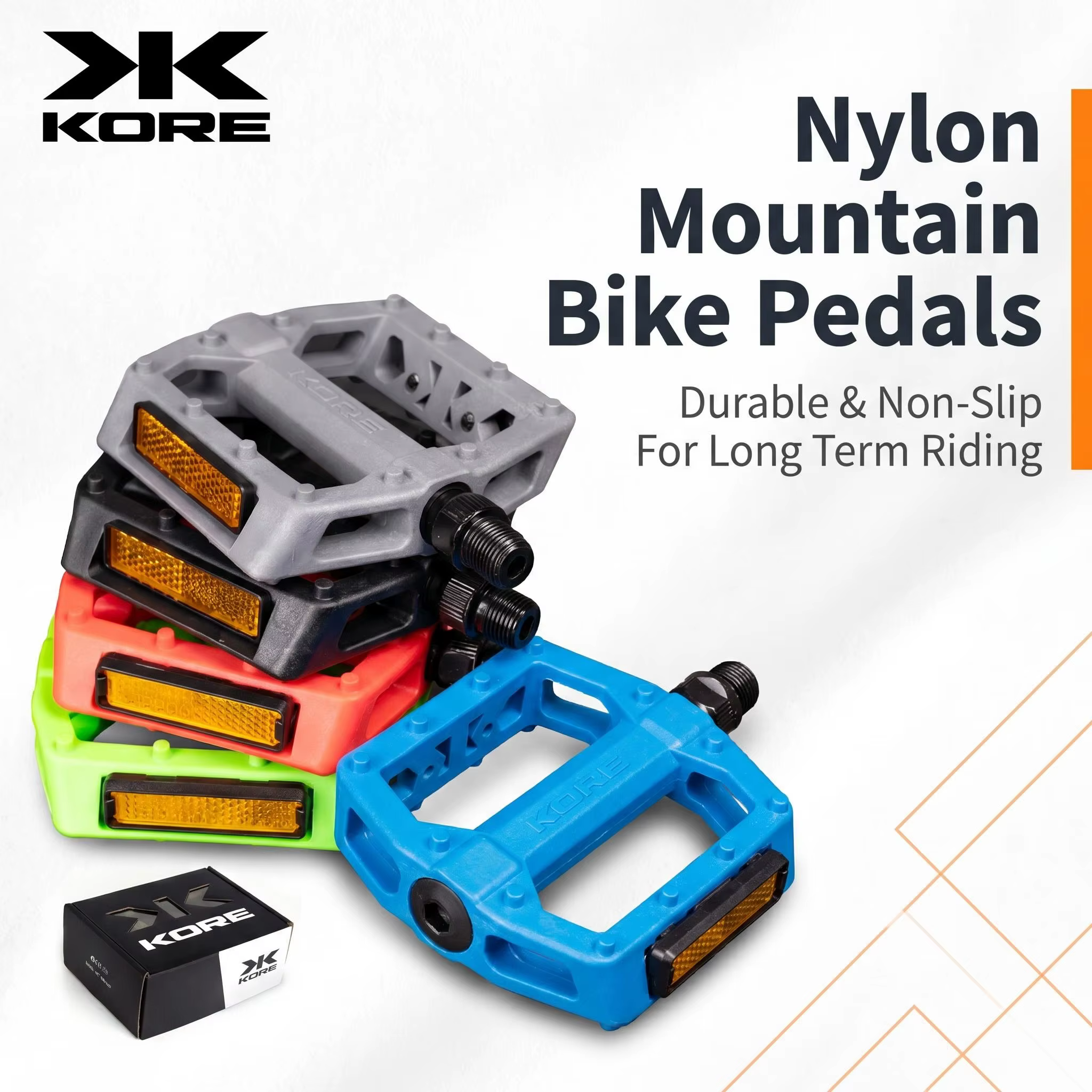 Pédales en nylon KORE pour VTT