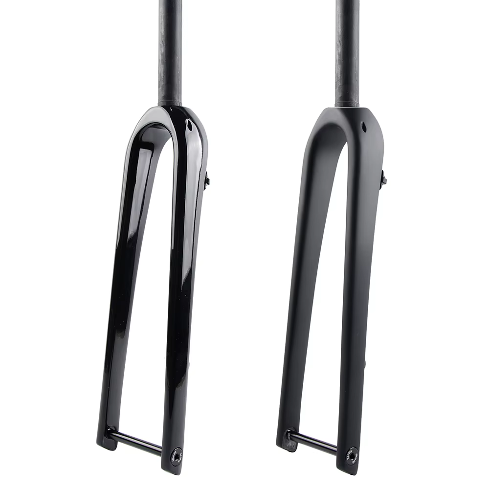 Le plus récent vélo de route en gravier 700C entièrement en Fiber de carbone Cyclocross voyage frein à disque plat avec axe traversant fourche avant dur droit conique