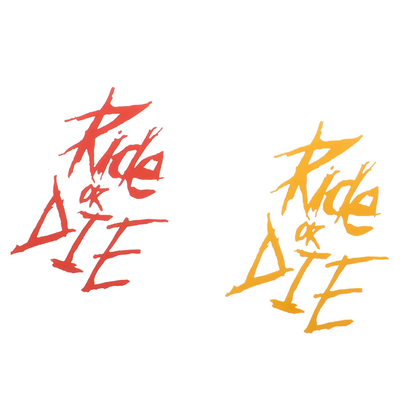 Autocollant de cadre de vélo Ride Or Die