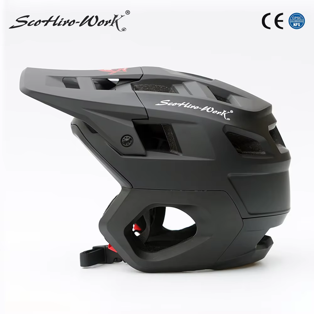 Nouveau casque de vélo 3/4 vtt demi-visage