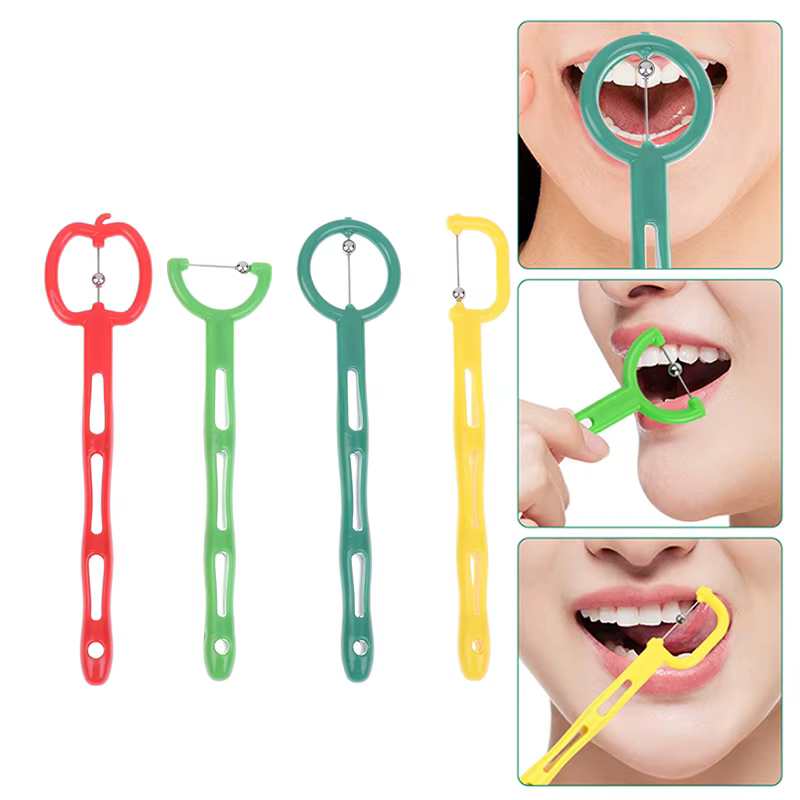 4 pièces/boîte – Exercice de pointe de langue pour adultes et enfants – Thérapie orthophonique, autisme, rééducation sensorielle – Entraîneur musculaire oral de la langue – Outils de communication
