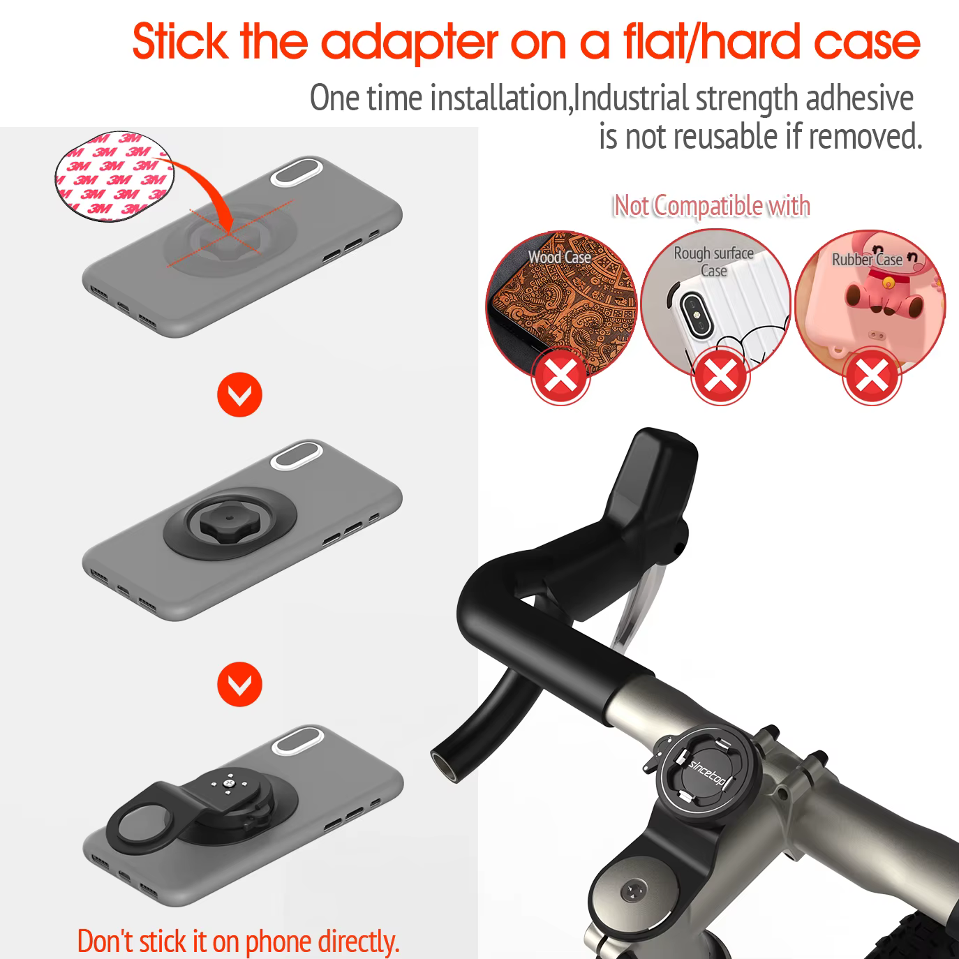 Support de téléphone pour vélo de montagne