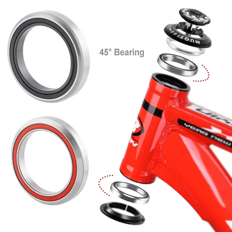 Roulement de casque général de vélo 45 °