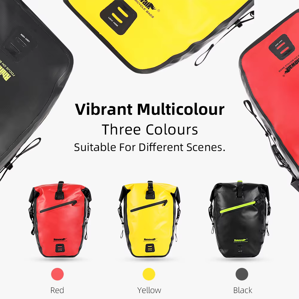 Bal inowalk-Sac de siège arrière de vélo, sacoche de vélo de voyage étanche, coffre de siège arrière T1, sacoches de vélo, 27L, 1PC