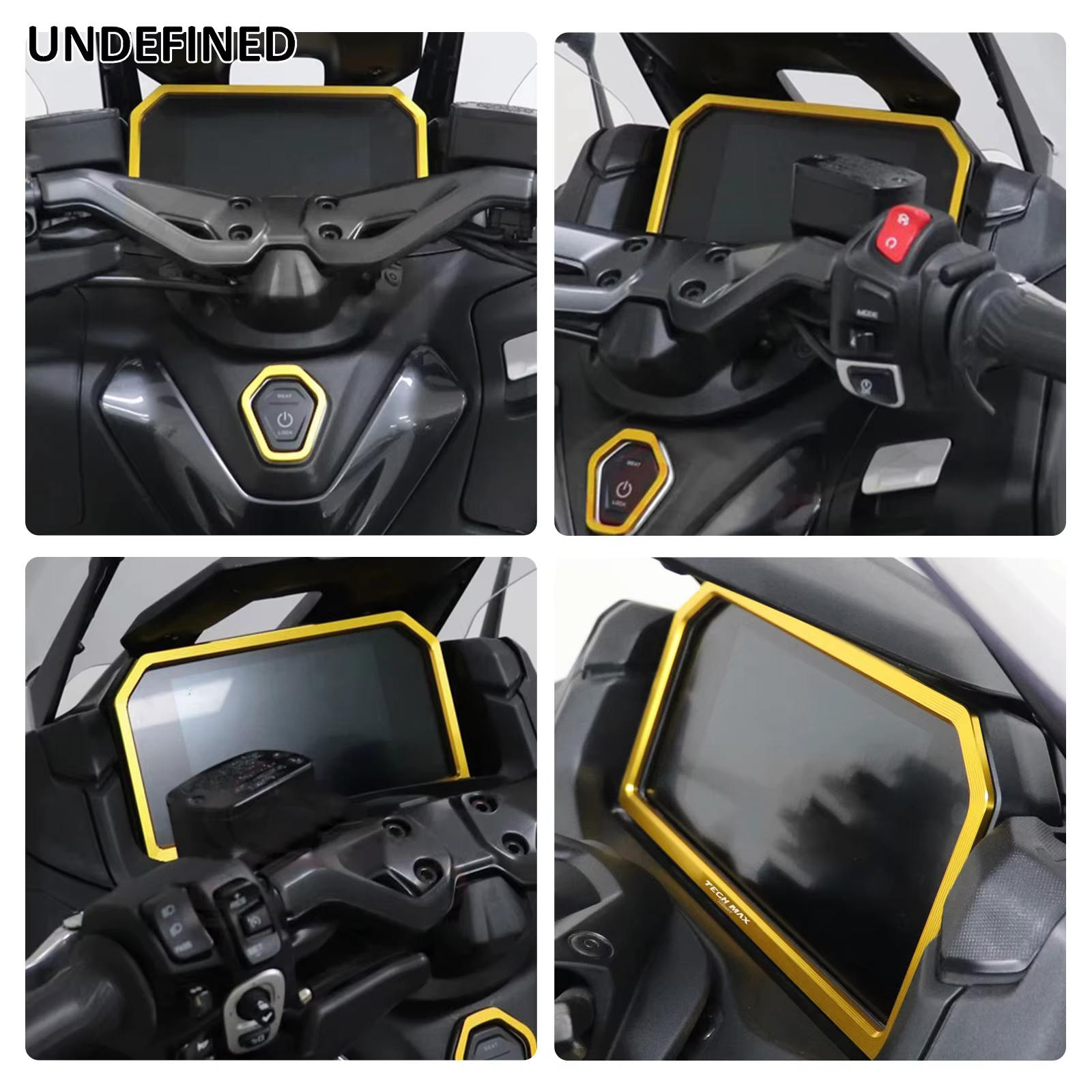 Cadre d'instrument en aluminium pour moto