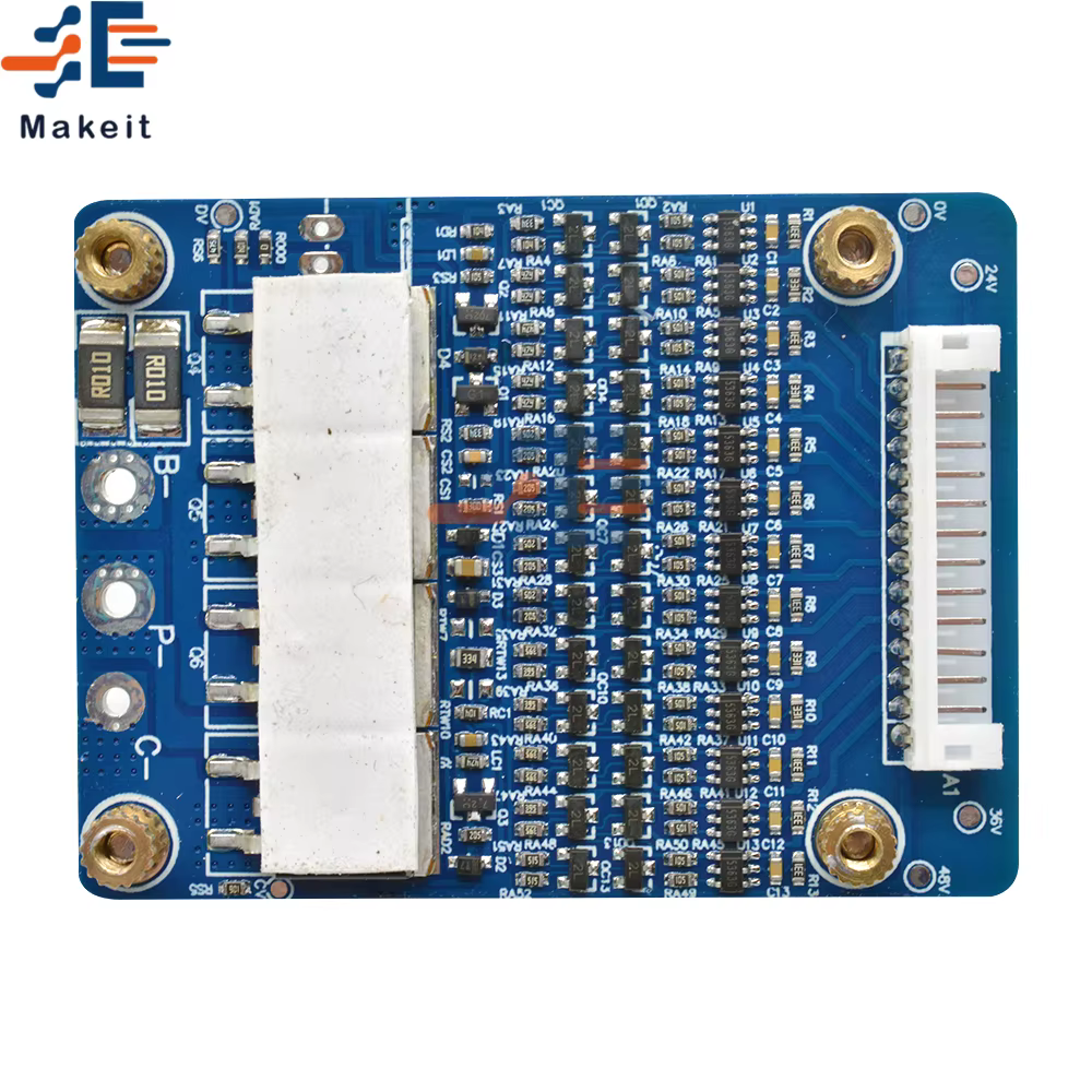 Carte de protection du chargeur de batterie au lithium, fonction BMS pour vélo électrique, Balance, Eddie Ion, BMS 13S, 48V, 20A, 35A