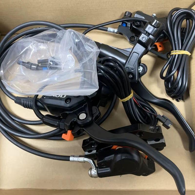 Vélo électrique pliable XOD E-300 VTT avec frein à disque hydraulique et coupe-circuit intégré pour étrier