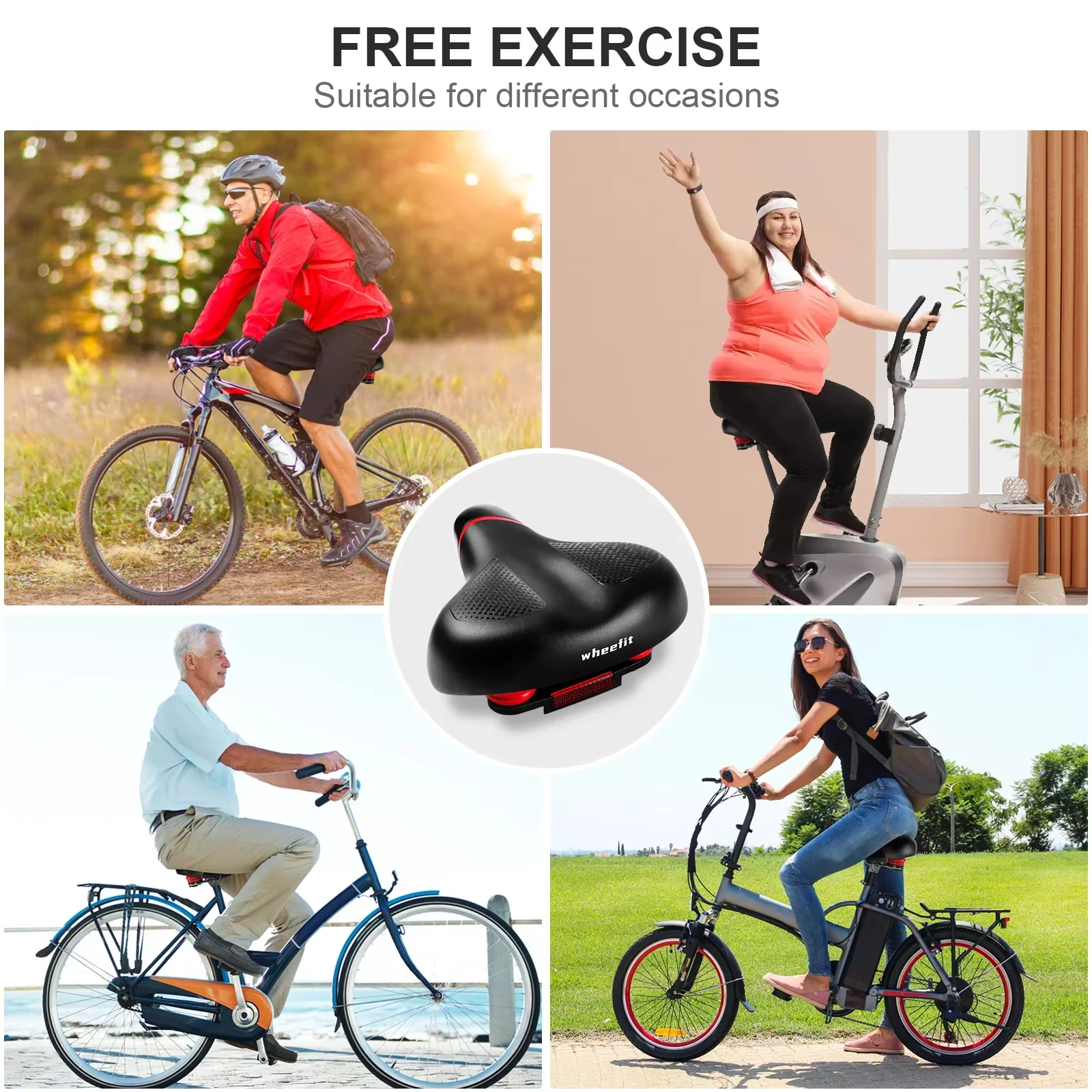 Siège de vélo confortable
