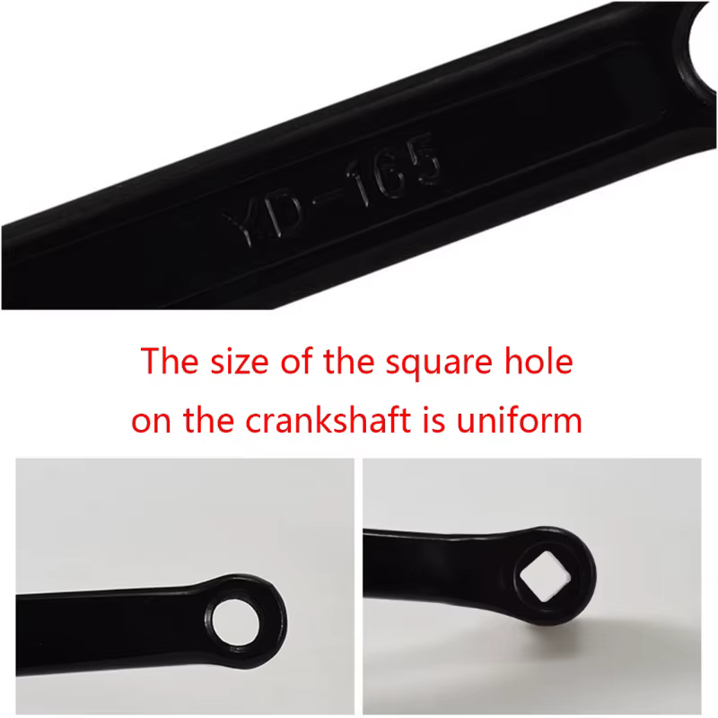 Bras manivelle vélo gauche 152mm/165mm/170mm