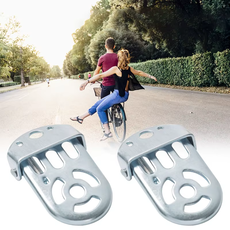 Siège arrière de vélo en cuir PU