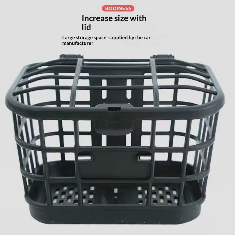 Nouveau panier avant noir pour vélo