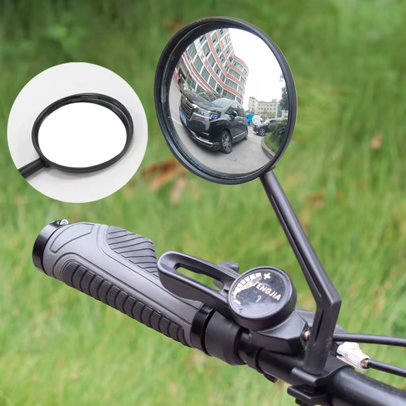 Miroir rond de sécurité pour vélo de route et VTT, équipement d'équitation