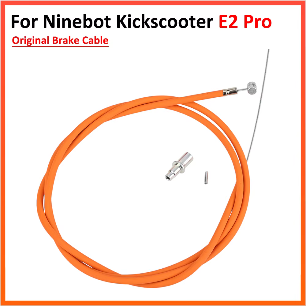 Câble de frein original pour scooter électrique Ninebot E2 Pro, pièces orange