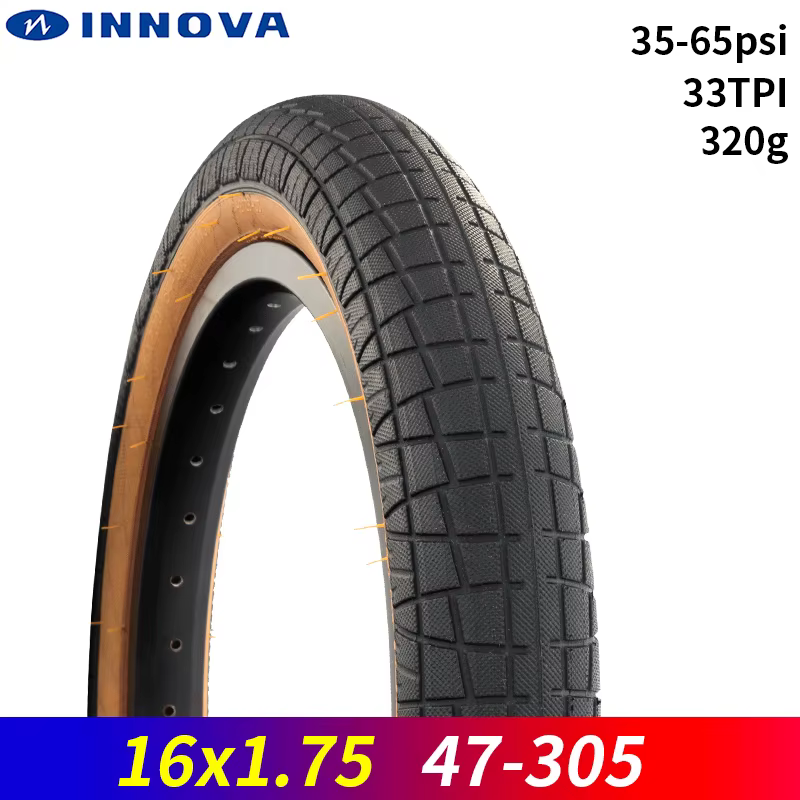 INNOVA 16 pouces 16x2.1 16x1.75 pneu de vélo 35-65PSI 33PTI 54-305 47-305 vtt enfants