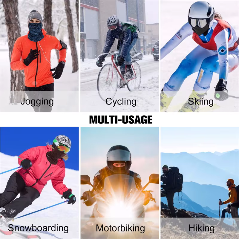 WEST BIKING – écharpe de cyclisme en polaire pour hommes et femmes