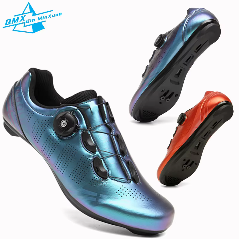 Chaussures de cyclisme sur route ultralégères pour hommes