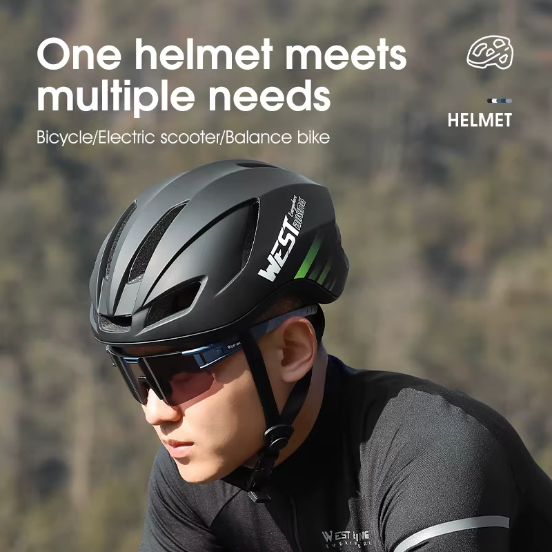 WEST BIKING-Casque de vélo réglable pour hommes et femmes