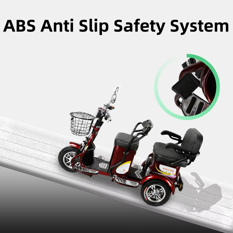 Mini Scooter électrique adulte 3 roues 48V 600W Tricycle