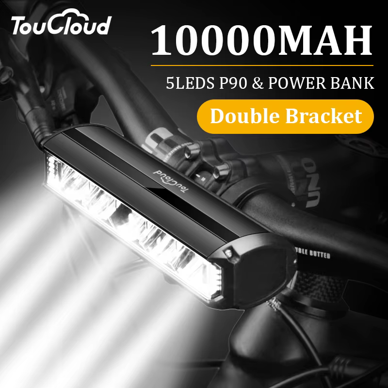 Lumière avant de vélo 10000mAh