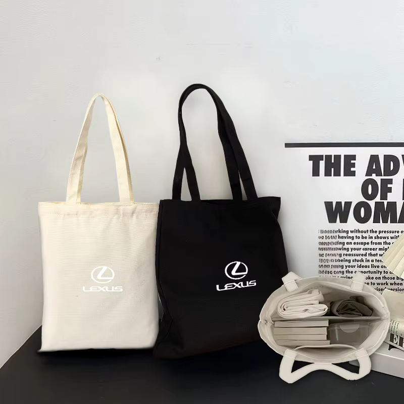 Sac à main en toile pour accessoires de voiture, pochette à bandoulière, fourre-tout de Shopping, sac à outils pour Lexus CT ES GS NX IS250 CT200h IS300h ES300h RX400h N