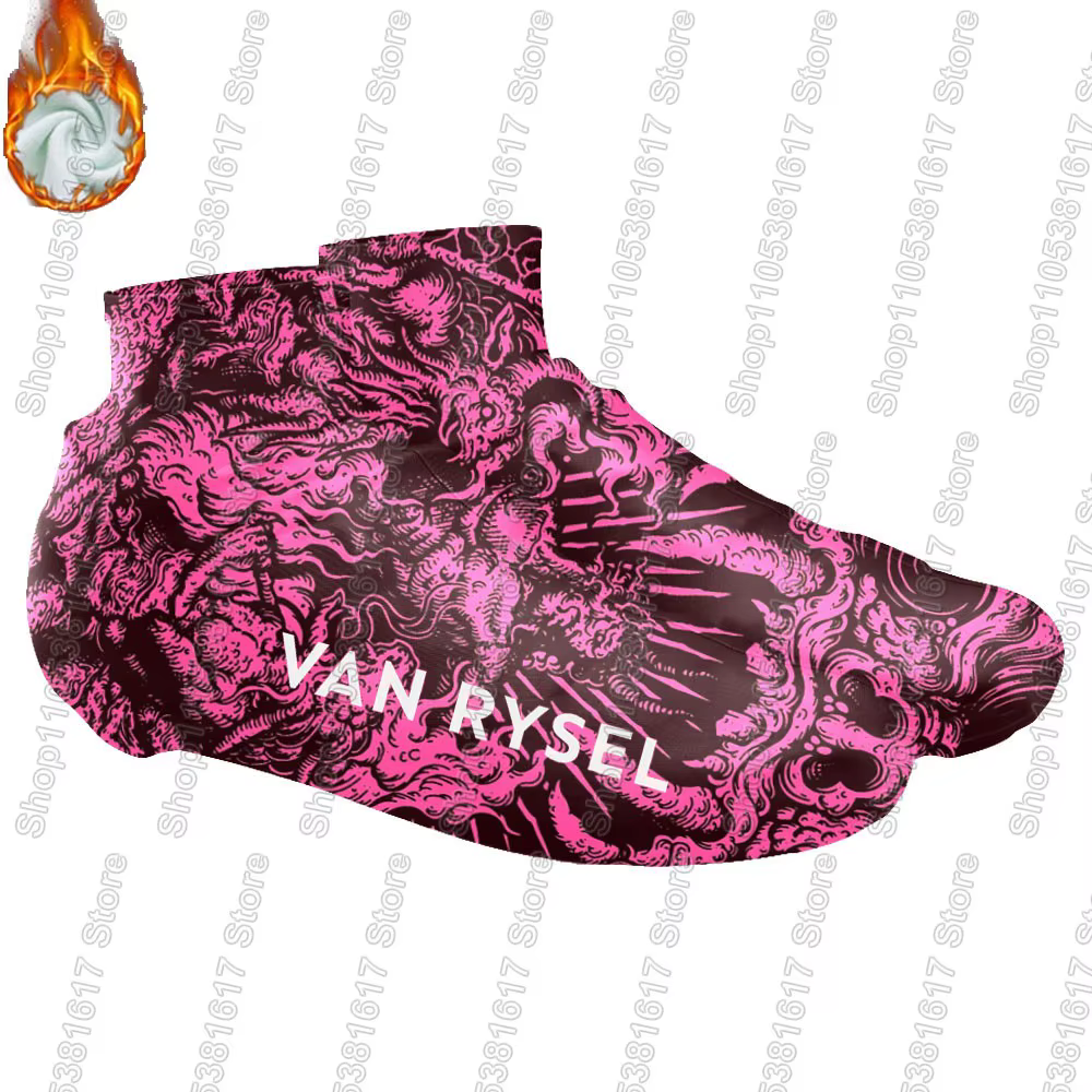 2026 Van Rysel - Roubaix Team Couvre-chaussures de cyclisme pour vélo de route et VTT