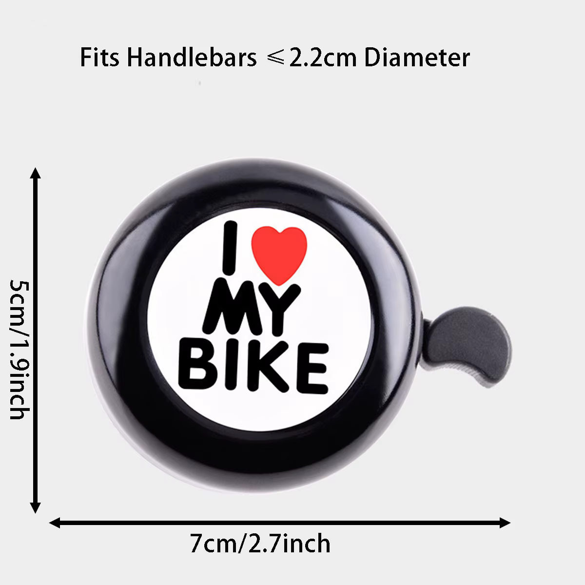 Sonnette de vélo mignonne et sonore pour vélos de balance et VTT - Pièces de cyclisme
