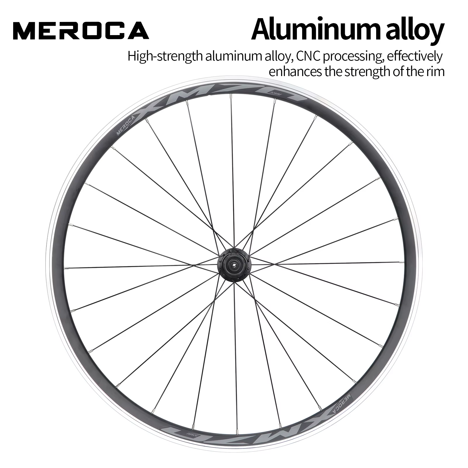 Paire de roues de vélo en alliage d'aluminium ultra-léger