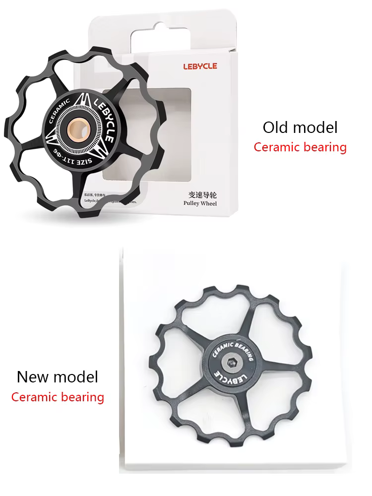 Dérailleurs de vélo poulie roue 9T/11T/13T/15T engrenage de guidage roulements en céramique/acier alliage d'aluminium