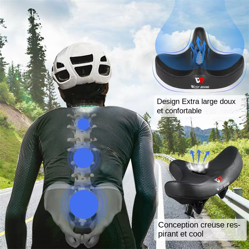 WEST BIKING – selle de vélo ergonomique et souple