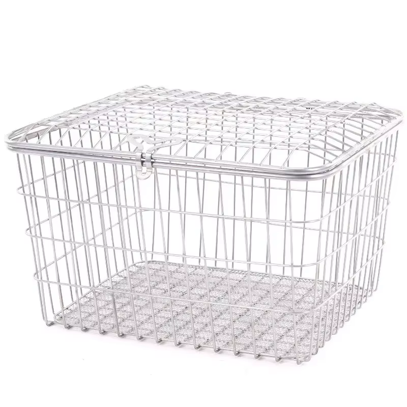 Panier arrière extra large et épaissi pour tricycle électrique