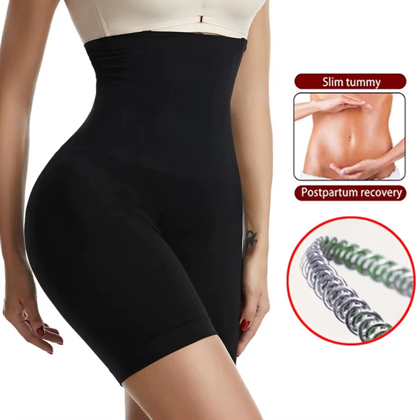 YBFDO-Pantalon moulant à taille haute et à angle plat pour femme, vêtement post-partum rehaussant les fesses, pantalon saillant, short slim, entraîneur de taille
