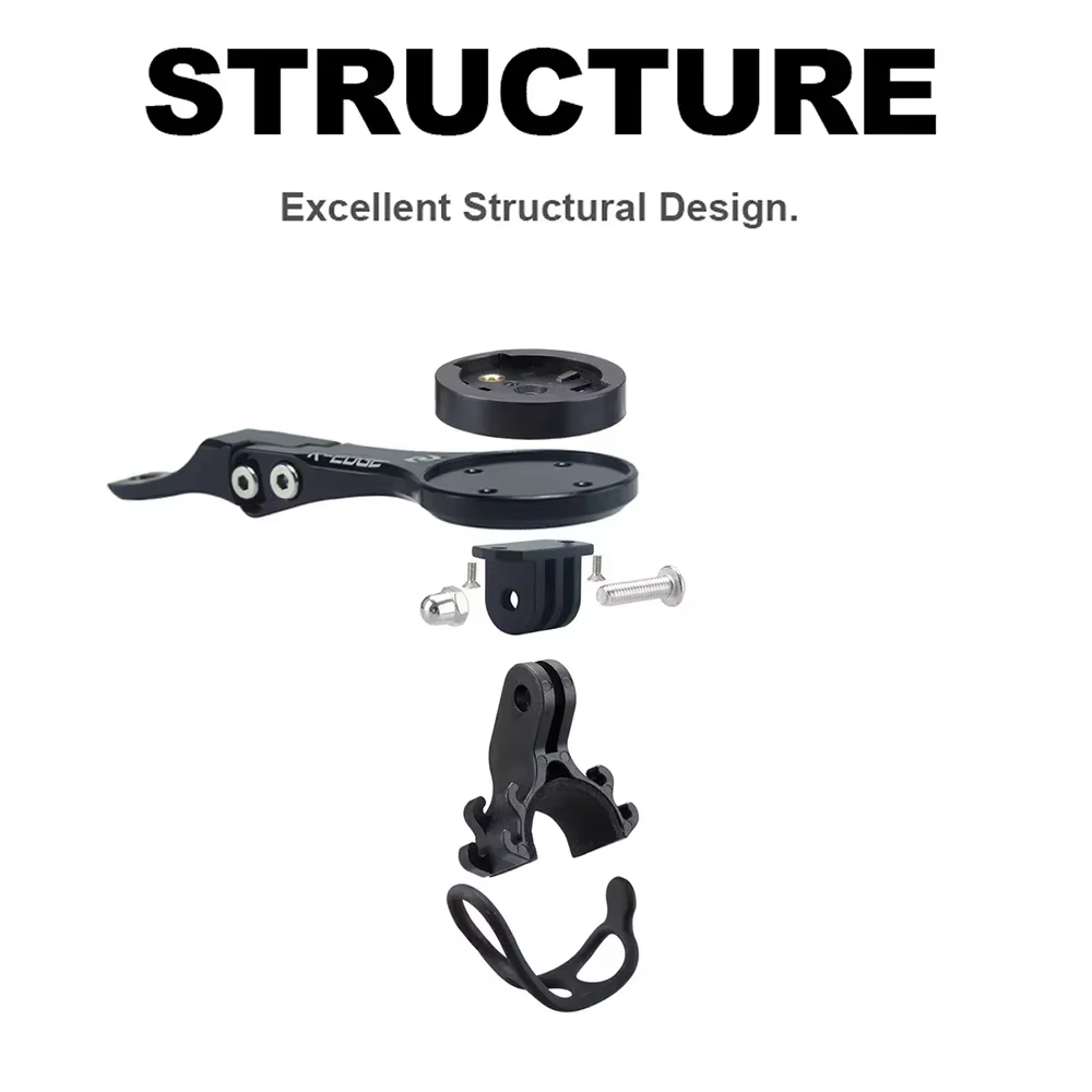Aluminum Alloy Bike Computer Mount for Syncros Fraser Creston iC Cockpits Compatible with GoPro