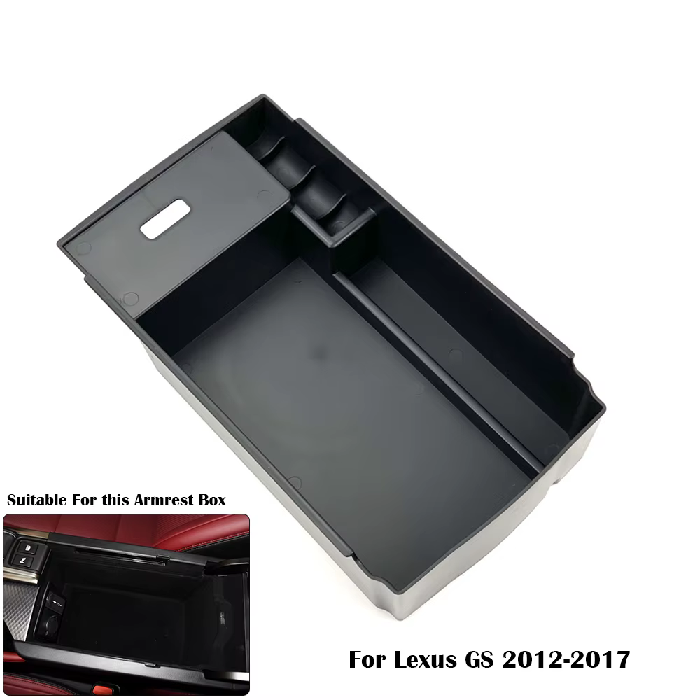 Boîte de rangement pour accoudoir, accessoires de voiture, console centrale, conteneur de stockage, adapté pour Lexus CT ES RC GX IS GS GX RX NX LX LM LS affiliés