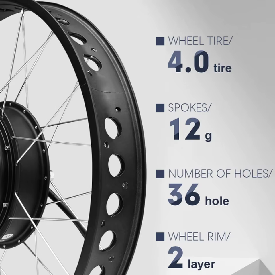 Vélo électrique Fat Bike 36V 48V 500W 750W