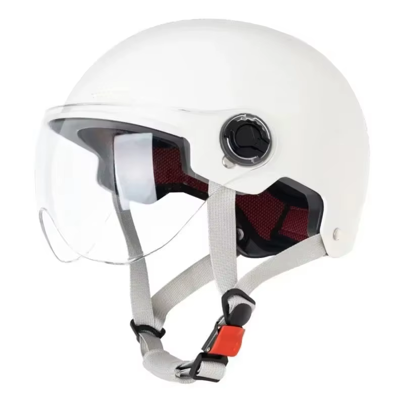 Casque de vélo avec lentille de lunettes pour adulte