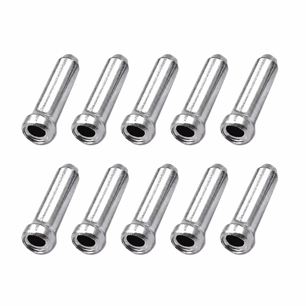 Embouts de câble de frein et de dérailleur en aluminium pour vélo