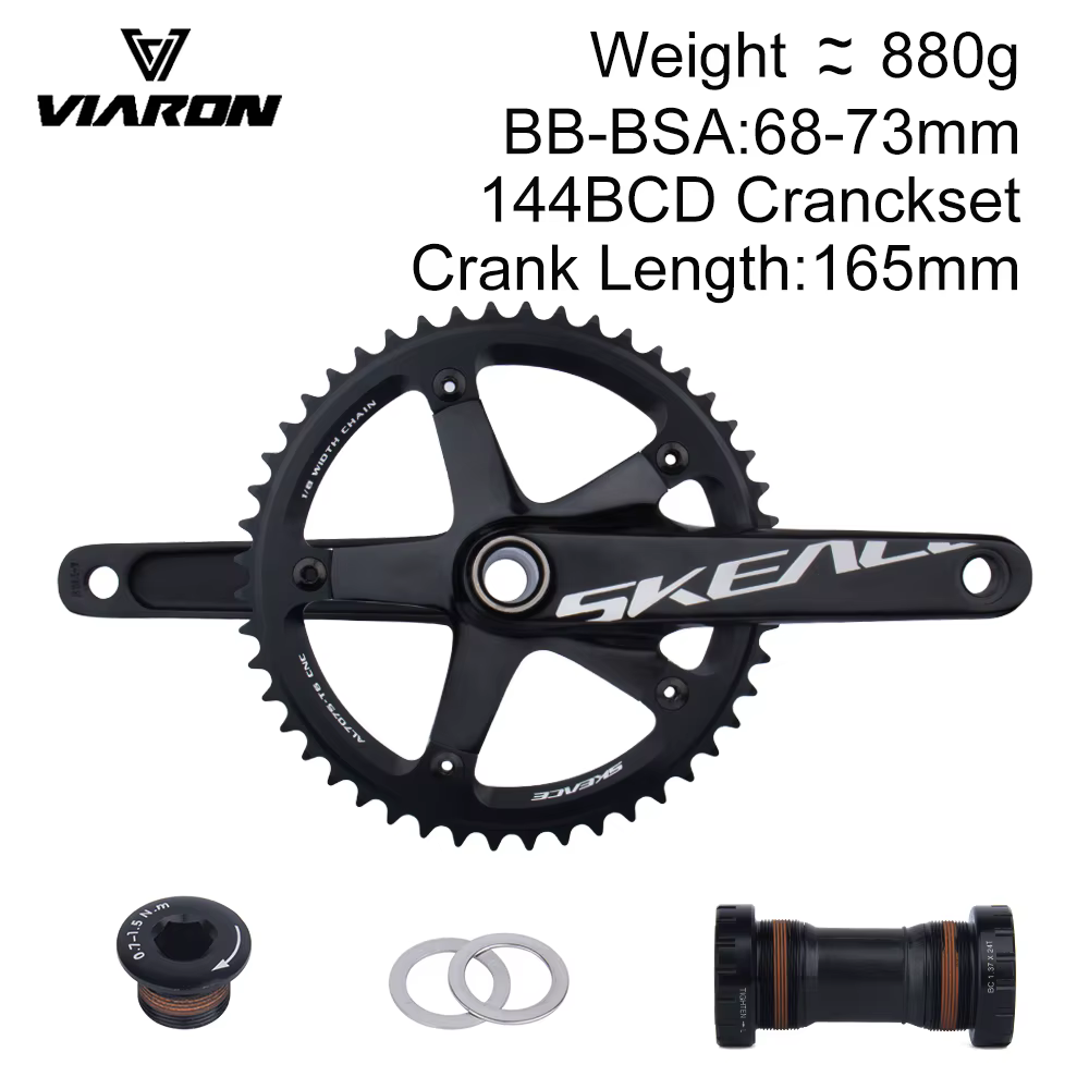 VIARON – pédalier 48T/49T à trou circulaire simple