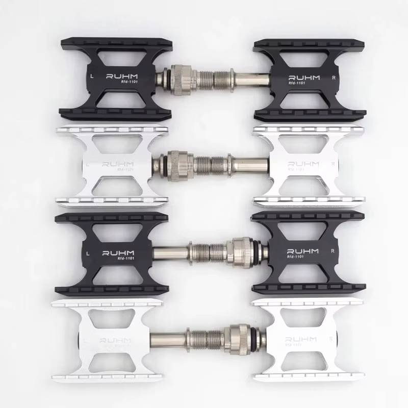 RUHM pédales en aluminium pour vélo pliant Brompton 3SIXTY pédale unilatérale à dégagement rapide Portable 244g