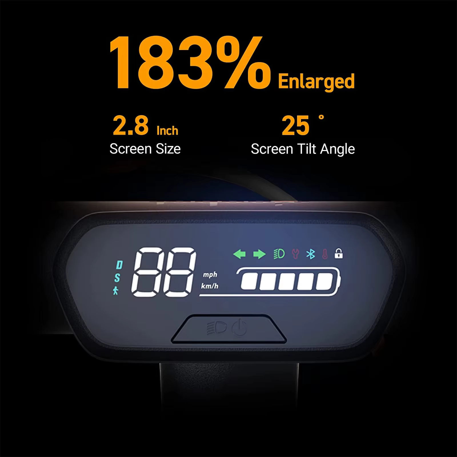 Tableau de bord Bluetooth Original pour Ninebot E2/E2 Plus