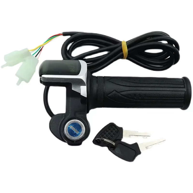 Poignée d'accélérateur de vélo électrique 24V/36V/48V
