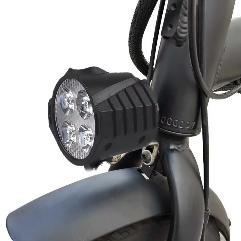 Nouveau e-bike 12V 24V 36V 48V 60V 72V vélo électrique lumière avec klaxon étanche IPX4 phare