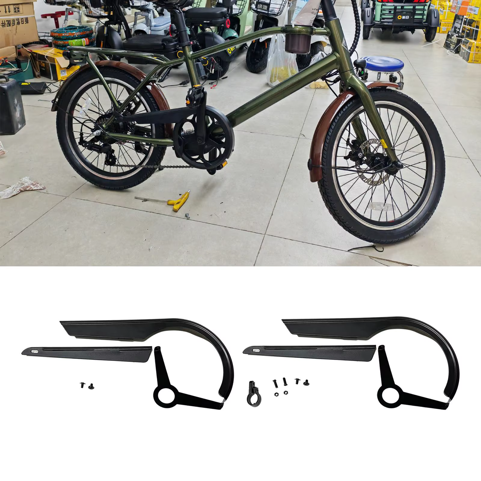 Garde-chaîne de vélo 48T-52T
