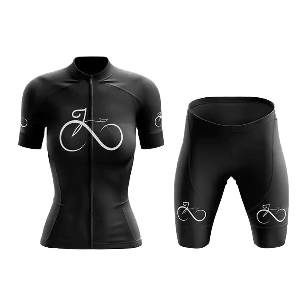 Maillot de cyclisme respirant à manches courtes pour femme