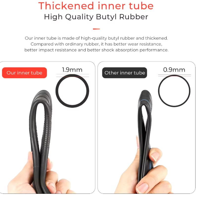 Amalibay 8.5 chambre à air pour DUALTRON MINI/Inokim Light Macury Zero 8/9 Gotrax GXL V2 Hiboy S2 Pro Xiaomi M365 Pro 1S Scooter