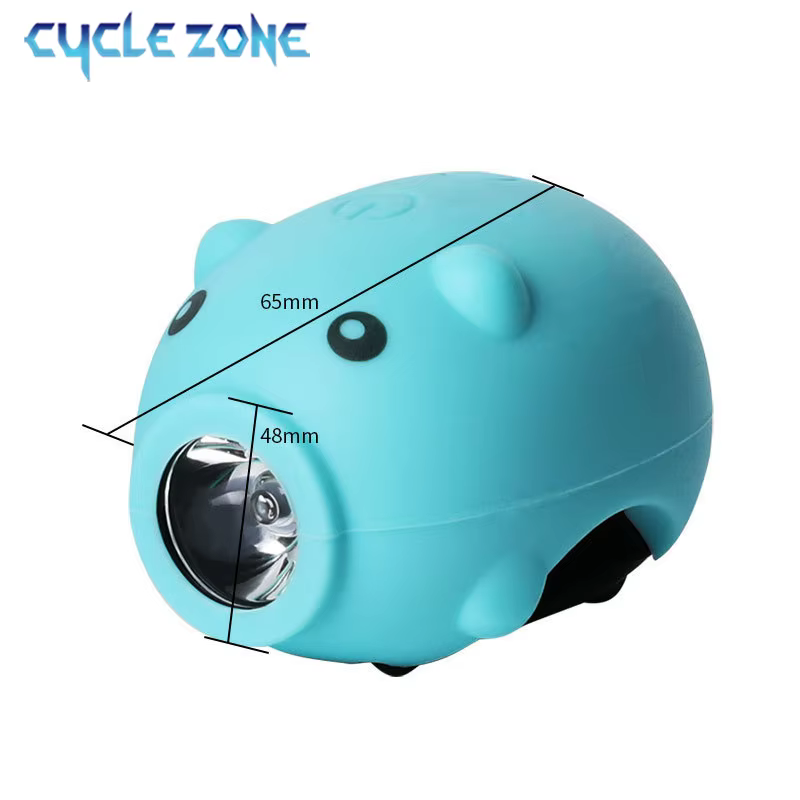 Lumières de vélo cochon mignonnes