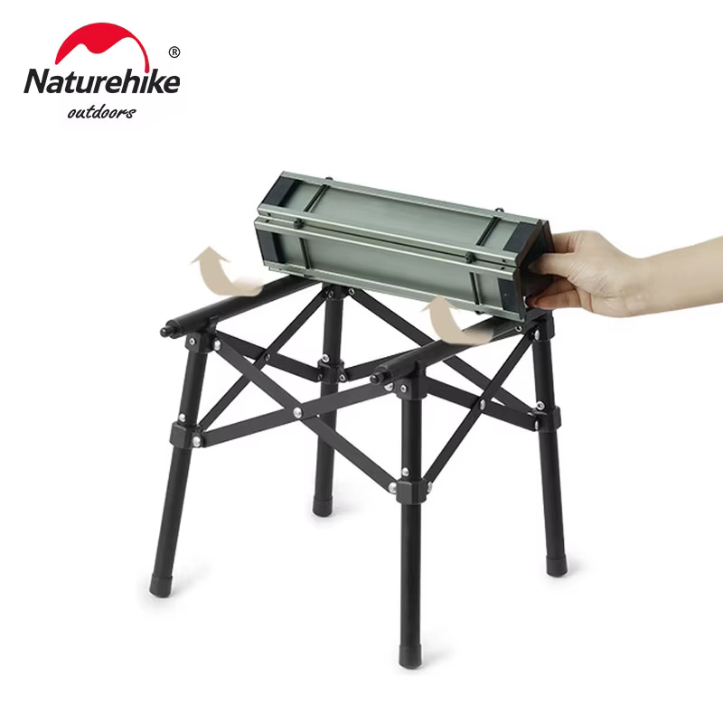 Naturerandonnée L02 Table de Camping randonnée en plein air Table pliante Ultra légère Portable Table basse de voyage Tables de pêche Tables de pique-nique