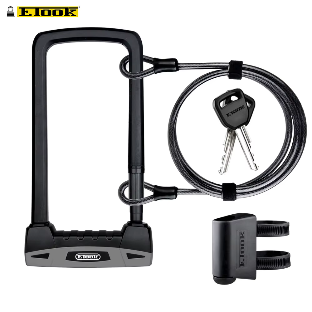 Etook-Serrure u-lock antivol pour vélo
