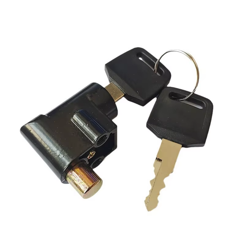 Serrure de boîtier de batterie de véhicule électrique, serrure avant de vélo électrique, serrure de grosse tête, serrure antivol de véhicule électrique