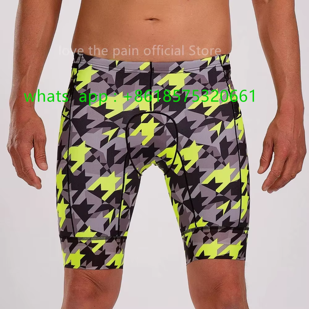 Zootekoi-Short de cyclisme sans bretelles pour homme