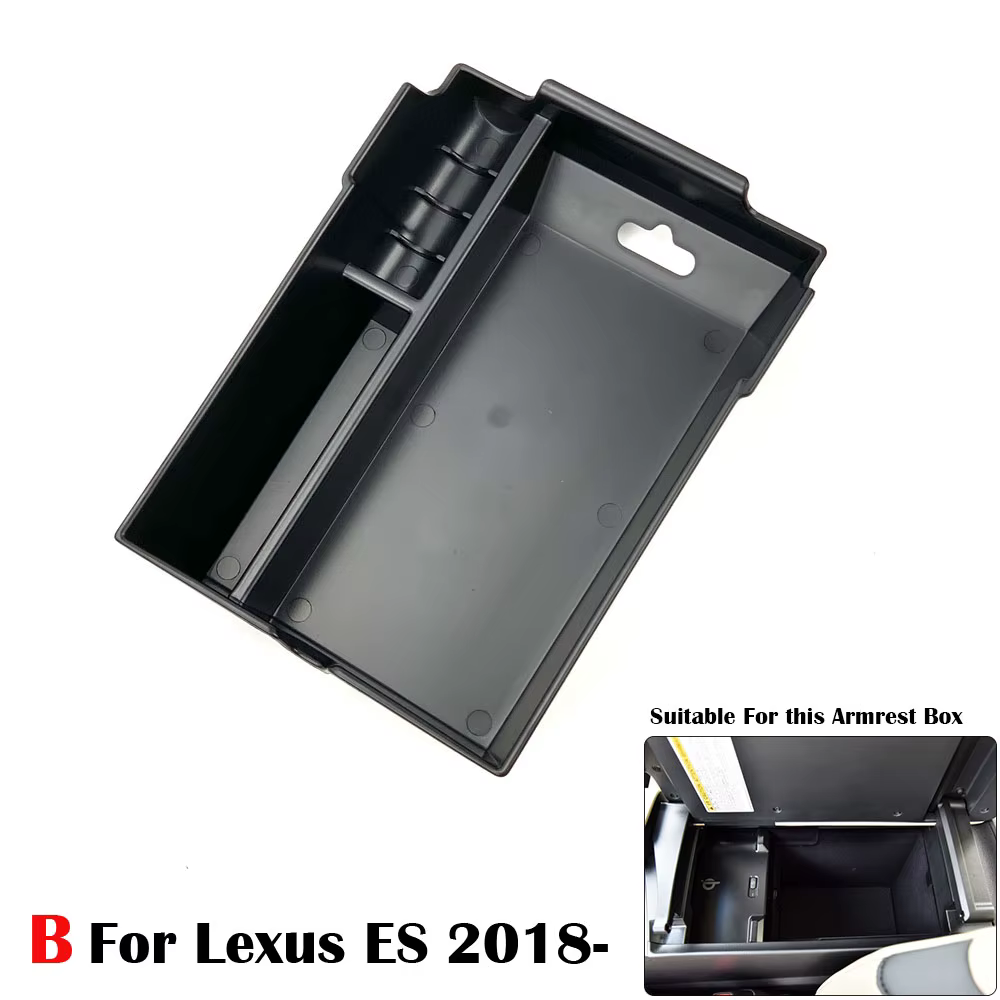 Boîte de rangement pour accoudoir, accessoires de voiture, console centrale, conteneur de stockage, adapté pour Lexus CT ES RC GX IS GS GX RX NX LX LM LS affiliés